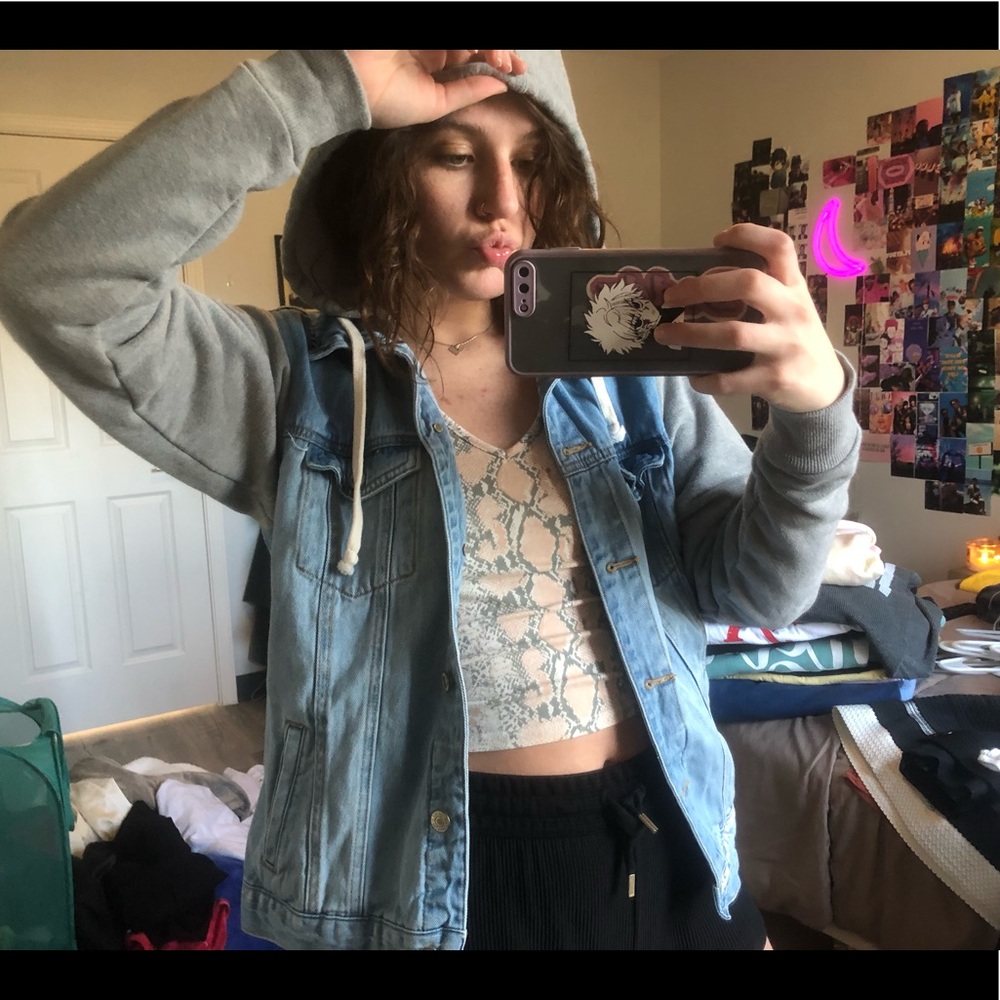 Sweatshirt Jean Jacket